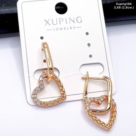 Сережки Xuping18К 20292 (2.6см)